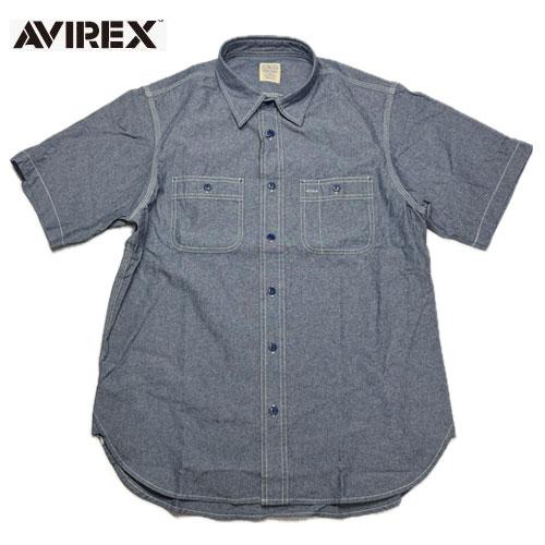 アビレックス AVIREX 7833923003 BASIC CHAMBRAY S/S SHIRT ...