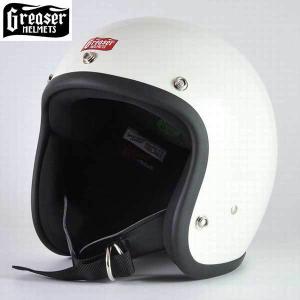 グリーサーヘルメット GREASER HELMETS 60's PLANE SG規格 GREASER 60's PLANE カラー：アイボリー｜manufactures-japan