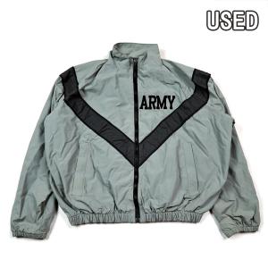 米軍　実物　USED U.S.ARMY IPFUトレーニングジャケット 前期型　グレー｜manufactures-japan