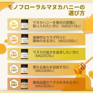 マヌカハニー UMF12+ 250g ニュージ...の詳細画像5