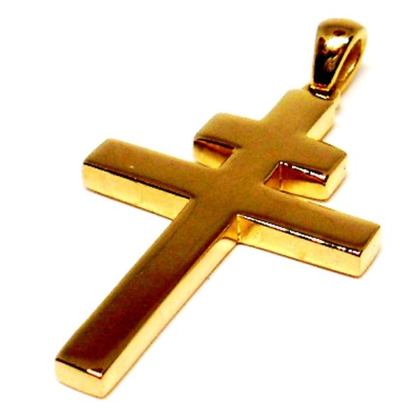 Silver925 ロレーヌクロスペンダント　ロレーヌ十字ペンダント 18金コーテイング加工 Lor...