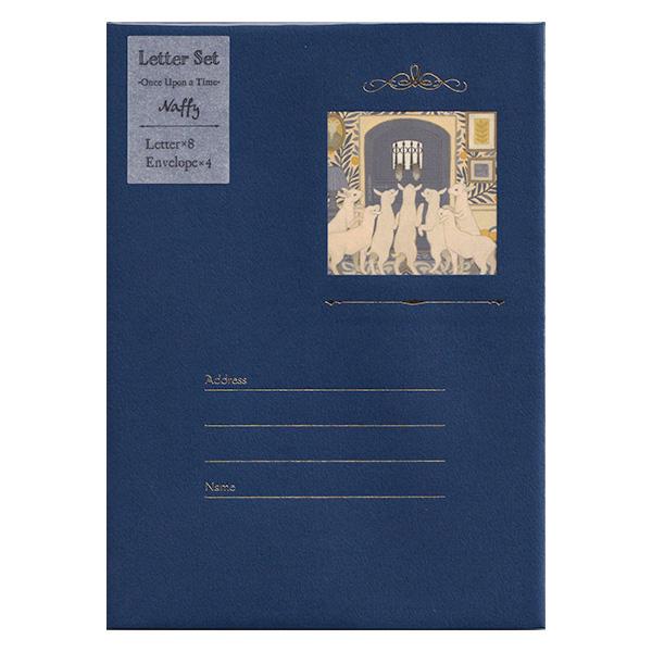 Naffyレターセット おおかみと七匹のこやぎ 便箋8枚＆封筒4枚 K12-AHJ-396 ACTI...