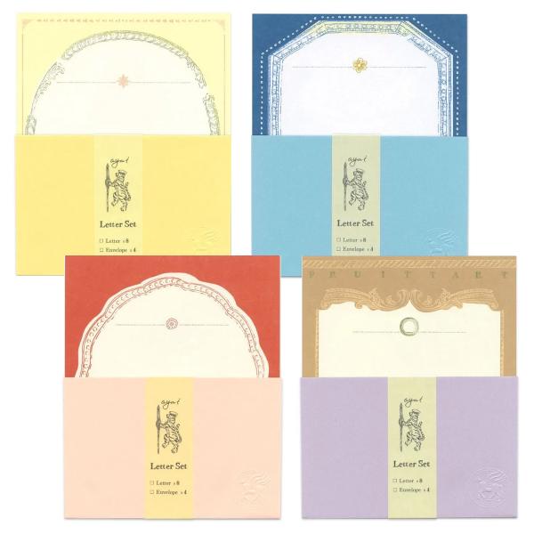 いのうえ彩レターセット 便箋8枚＆封筒4枚入 L06-AHL ACTIVE 6冊までメール便可能 M...