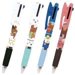 くまのがっこう ジェットストリーム 3色ボールペン おでかけジャッキー