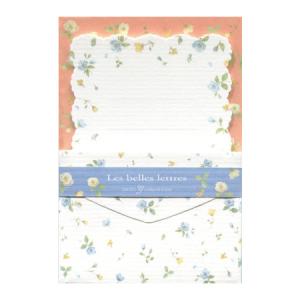 ミニミニレターセット 青花柄 便箋8枚+封筒4枚 CGMML1008 クリエイトG 40個までネコポス便可能