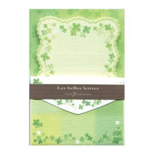 ミニミニレターセット クローバー柄 便箋8枚+封筒4枚 CGMML1020 クリエイトG 40個までネコポス便可能