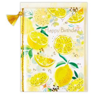 誕生祝いグリーティングカード レモン EAP-801-342 バースデーカード Hallmark 12個までネコポス便可能