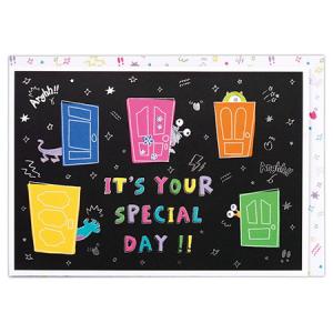ディズニー誕生祝い立体グリーティングカード モンスターズインク EAR-801-212 バースデーカード Hallmark 8個までネコポス便可能