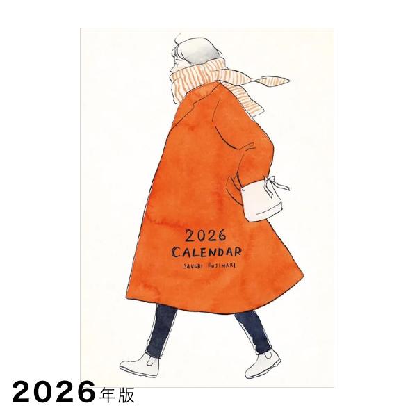 ポイント5倍 2026年版カレンダー 藤巻佐有梨 壁掛けタイプ A4サイズ 25-644 表現社 1...