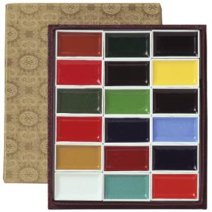 岩絵の具 A (赤箱) 12色セット 【 日本画 水墨画 絵具 岩絵具