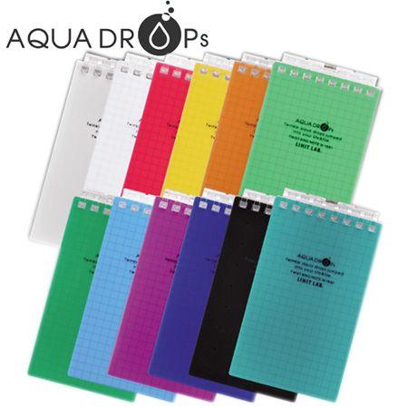 AQUADROPSツイストリングノート メモサイズ・8穴 N-1661｜LIHIT 16冊までメール...