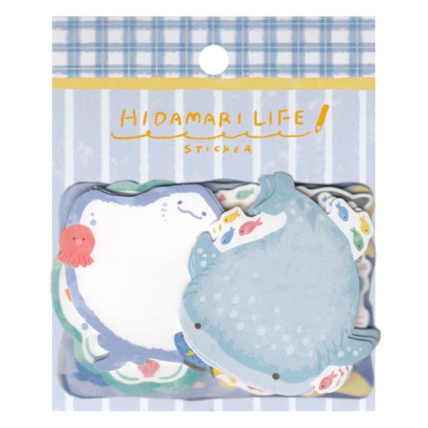 ヒダマリステッカー アクアリウム 8柄40枚入 82656 mindwave メール便可能 M在庫-...