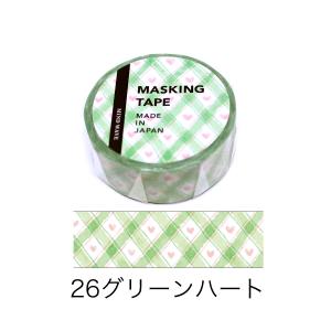 マスキングテープ 模様 チェック 15mm幅 ...の詳細画像3