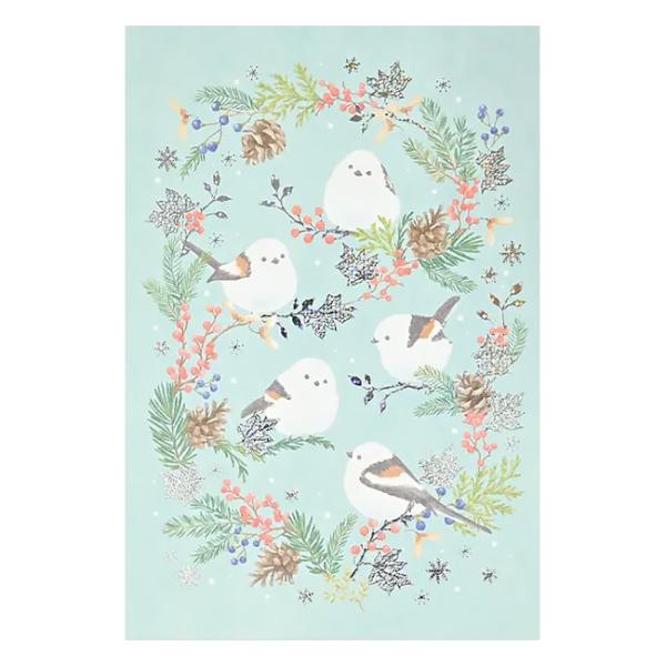 冬柄ポストカード 箔 雪の妖精 1枚入 4922856 NB 30枚までメール便可能 M在庫-2-C...