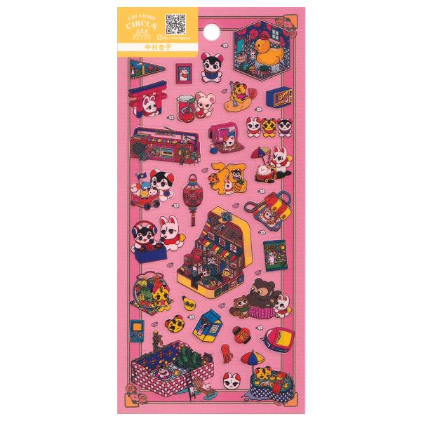 クリエイターズサーカス 透明シール 中村杏子 SC37336 大阪フロンティア メール便可能 M在庫...