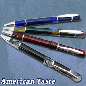 【アメリカンテイスト　ニードルポイント油性ボールペン　0.7mmボール径　AT-5T031】※6本までネコポス便（選択必須）可能[オート][M在庫]