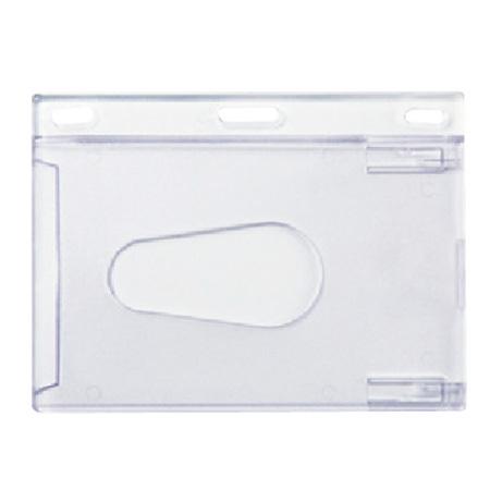 名札用ケース　ハードタイプ　ＩＤカードヨコサイズ　NB-34｜オープン　※ネコポス便可能