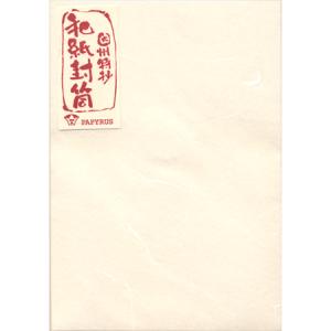 和紙封筒 因州特抄 洋2 6枚入 F61 パピラス 10冊までネコポス便可能