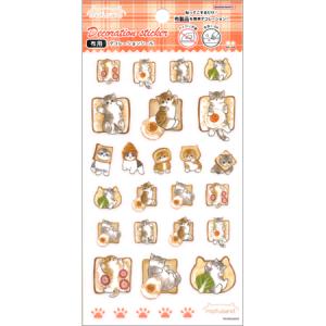 mofusand ボンボンドロップシール 2柄 [M便 1/6] : おなまえ工房