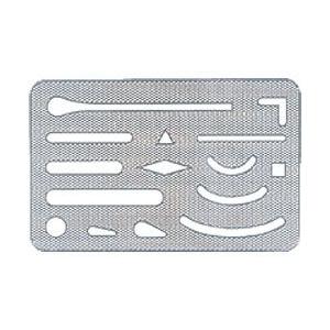 メッシュ字消し板　929 50　ステンレス製｜ステッドラー　ネコポス便可能