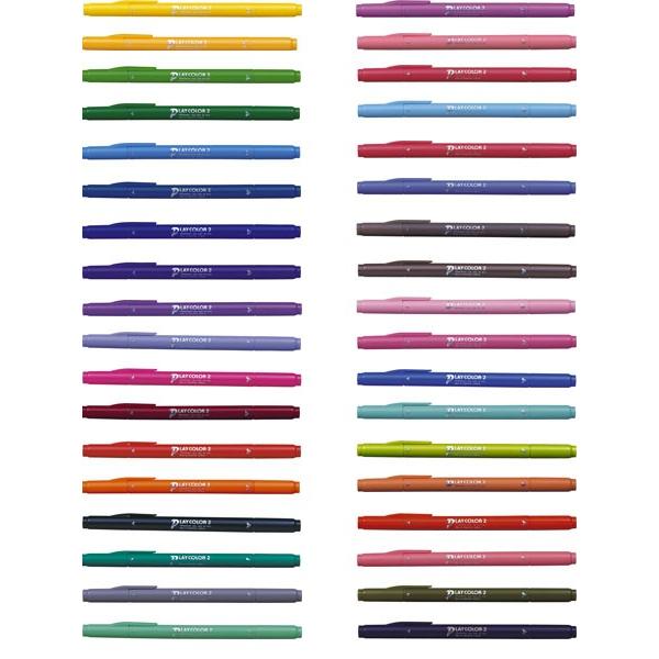 プレイカラー2　WS-TP　水性サインペン｜トンボ　※30本までネコポス便可能