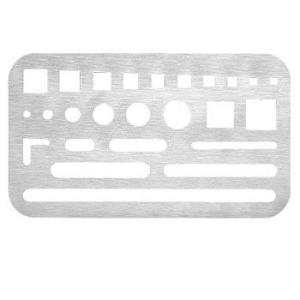 ステンレス字消し板B　1-820-0003｜ウチダ　※ネコポス便可能