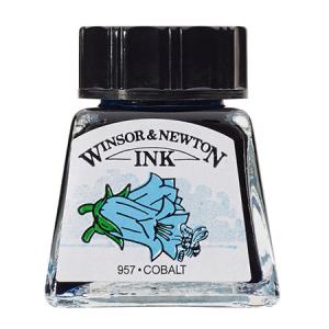 ドローイングインク14ml　コバルトブルー　176C　カラーインク｜WINSOR&NEWTON　ネコポス便不可