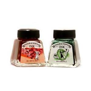 ドローイングインク14ml　シルバー　617B　カラーインク｜WINSOR&NEWTON　ネコポス便不可