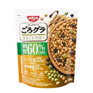 日清シスコ ごろグラ 糖質60%オフ まるごと大豆 350g×6袋