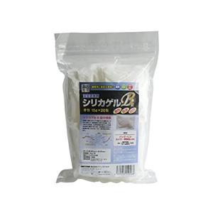 Technos PROシリーズ 乾燥剤 シリカゲルB型分包 15g×20包 バッグ・くつ・収蔵品等の保存用 チャック式袋