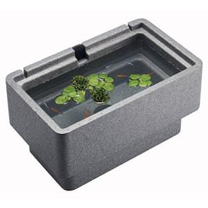 めだか飼育用黒発泡スチロール めだか 容器 スチロール 保温性 寒さ対策 水槽 軽い 外用 屋外 フタ付き P F ペット アンド フィッシュ 通販 Yahoo ショッピング