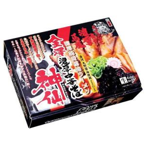 COMO LIFE 銘店ラーメンシリーズ 新 金澤濃厚中華そば 神仙  4人前 18セット PB-105