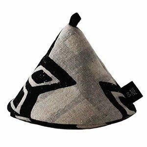 アンドエヌイー アンドエヌイー 三角鍋つかみ ハナブラック NHK-048-HNBK 幅12.5×高さ9cm