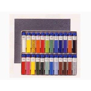 吉祥 吉祥 日本画用絵具 水干絵具瓶入 24色セット