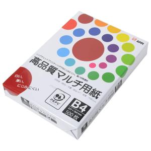 エイピーピー ジャパン APP 高白色 コピー用紙 高品質マルチ用紙 超高白色 白色度98% B4 紙厚0.106mm 500枚 インクジェット用紙 PEFC認証