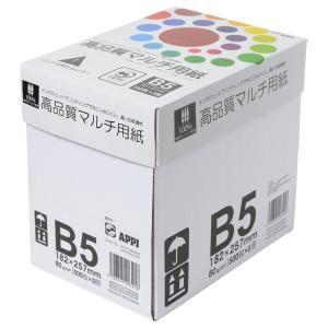 エイピーピー ジャパン APP 高白色 コピー用紙 高品質マルチ用紙 超高白色 白色度98% B5 紙厚0.106mm 2500枚 インクジェット用紙 PEFC認証