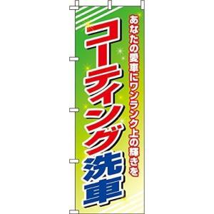 コーティング洗車 のぼり 0210160IN イタミアート のぼり旗