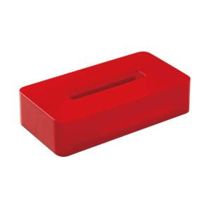 オーエ オーエ ティッシュケース 赤 約縦24.5×横13×高さ7cm スマートホーム II ペーパーホルダー ティッシュボックス マグネット付き シンプル 日本製