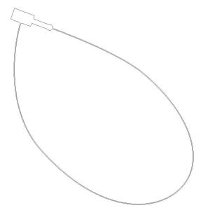 ササガワ タカ印 タグ 37-1552 ワンタッチロック 長さ225mm