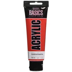 リキテックス リキテックス アクリル絵具 リキテックス ベーシックス カドミウムレッドミディアムヒュー B-073 118ml
