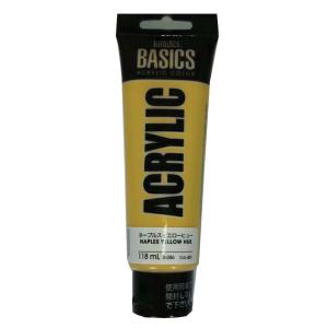 リキテックス リキテックス アクリル絵具 リキテックス ベーシックス ネープルスイエローヒュー B-086 118ml