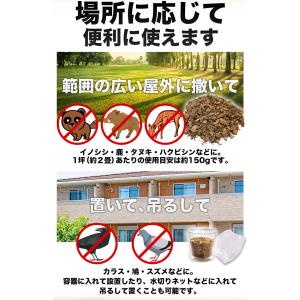 2袋 合計1kg ヒトデdeでんでん 害獣忌避...の詳細画像3