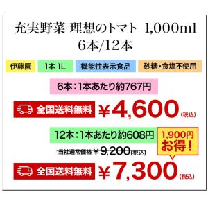 1000ml 12本 充実野菜 理想のトマト ...の詳細画像2