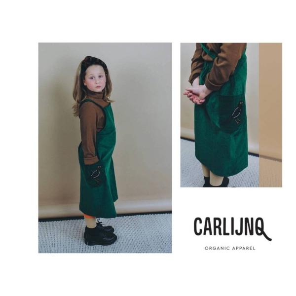 CARLIJNQ カーラインク サロペット キッズ 女の子 ワンピース ドレス コーデュロイ 秋冬 ...