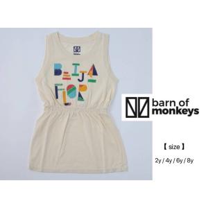BARN OF MONKEYS ワンピース ノースリーブ タンクトップ チュニック ノースリーブワン...