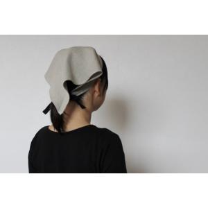 三角巾 ヨーロッパ リネン バイカラー 簡単 ...の詳細画像3