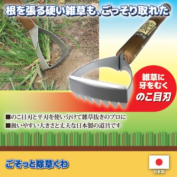 草刈り 草削り 除草 ごそっと除草くわ ガーデニング 庭