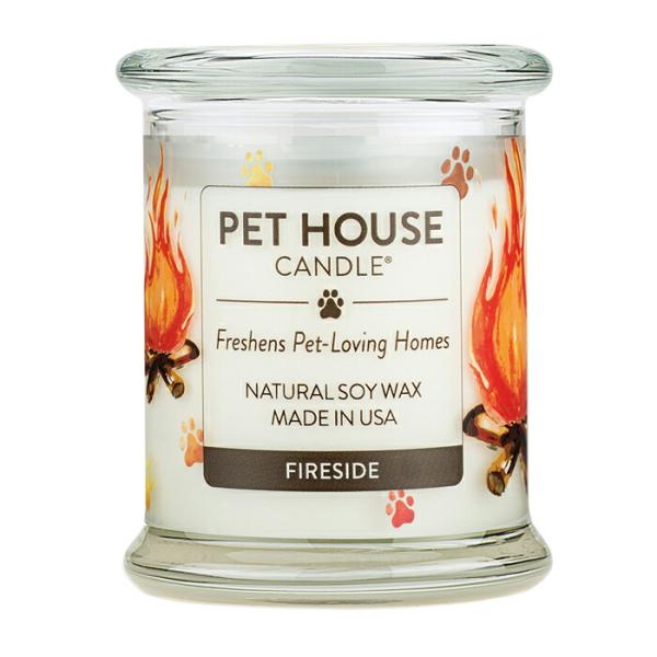 PET HOUSE キャンドル ファイヤーサイド L ソイワックス 消臭【tt】