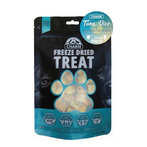 チャーム（CHARM） 犬猫用 フリーズドライ トリーツ まぐろ＆スッポン卵 40g【tt】