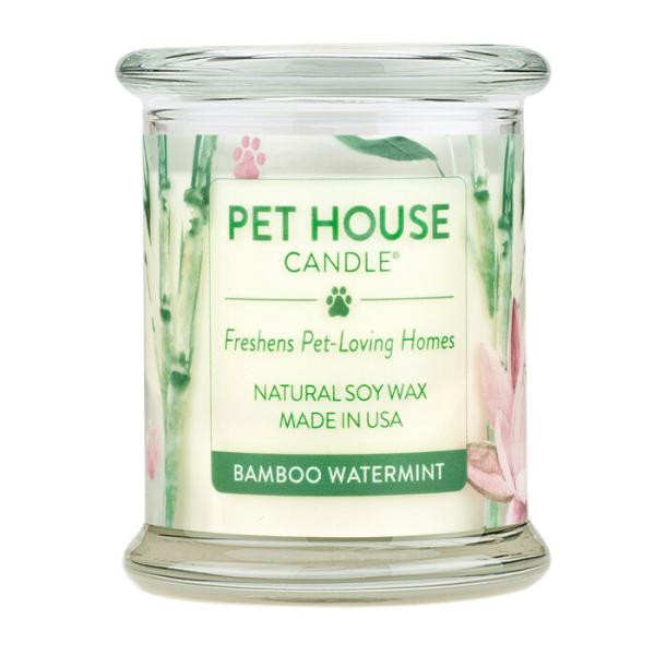 PET HOUSE キャンドル バンブーウォーターミント L ソイワックス 消臭【tt】